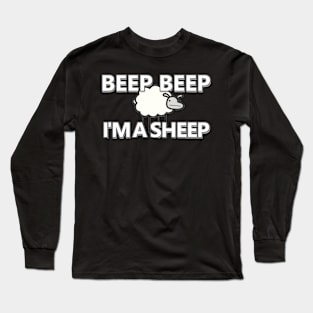 Asdf Movie Beep Beep I M A Sheep Long Sleeve T-Shirt